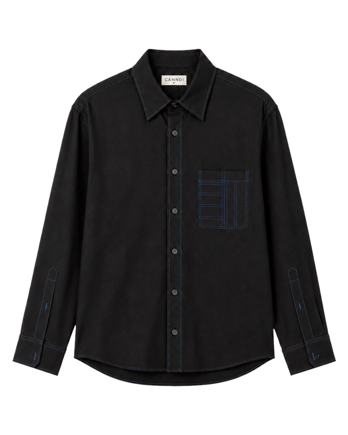 Contrast Stitch Black — main