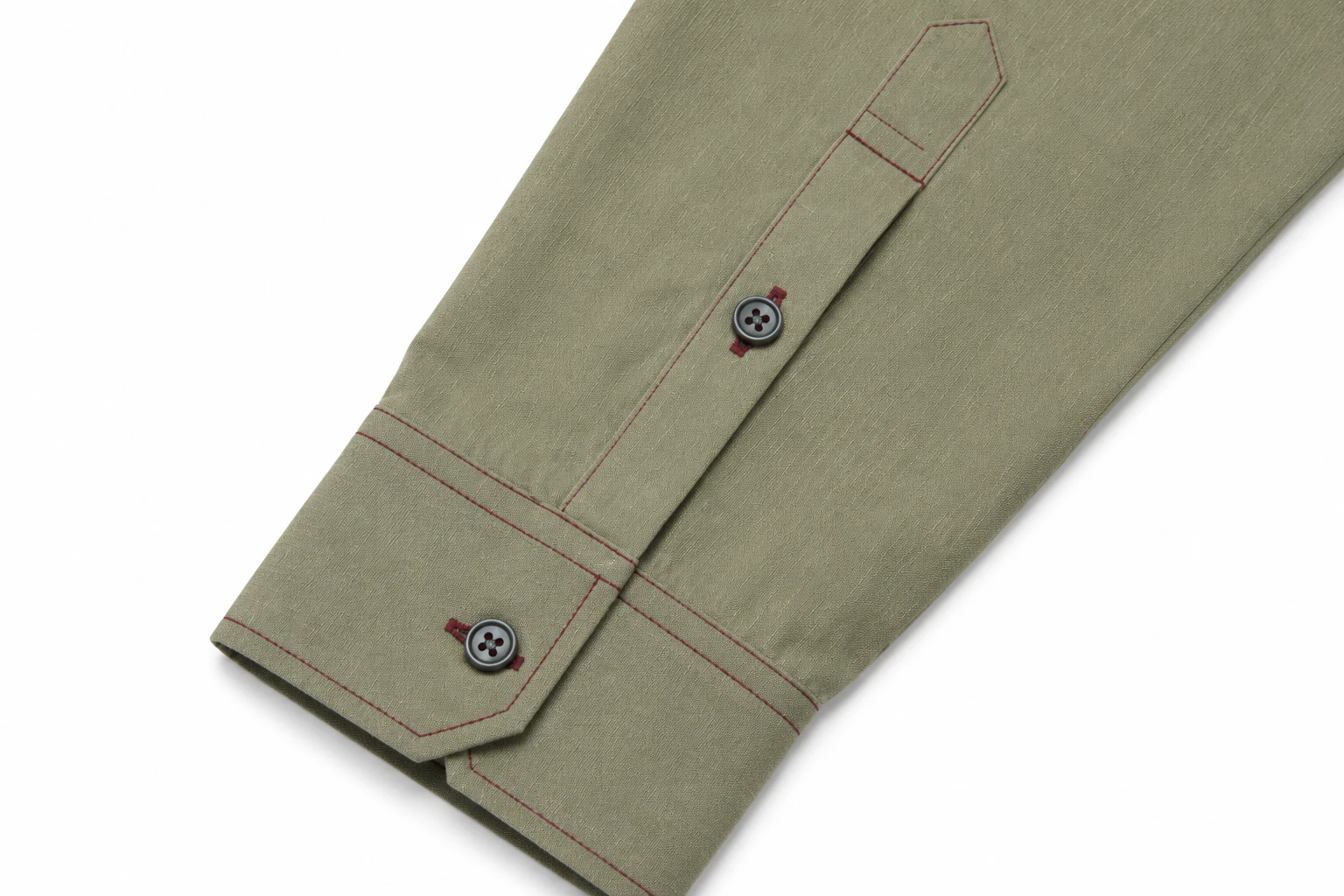 Contrast Stitch Green — detail 2